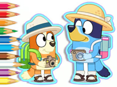 Trò chơi Coloring Book: Bluey Camping