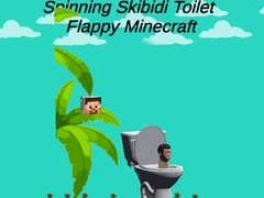 Trò chơi Spinning Skibidi Toilet Flappy Minecraft