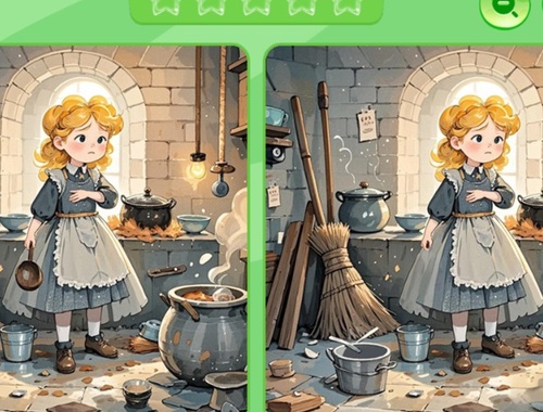 Trò chơi Tìm sự khác biệt: Cinderella  online.
