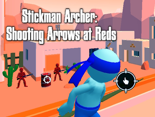 Trò chơi Stickman Archer: Bắn mũi tên vào màu đỏ  online.