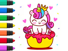 Trò chơi Coloring Book: Unicorn Cupcake
