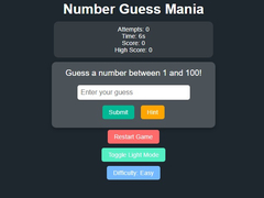 Trò chơi Number Guess Mania