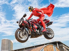 Trò chơi Real Motorbike Super Hero Stunt 3D