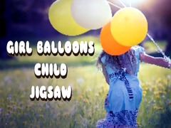 Trò chơi Girl Balloons Child Jigsaw