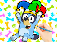 Trò chơi Coloring Book: Clown Bluey