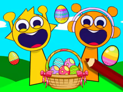 Trò chơi Coloring Book: Sprunki Incredibox Easter