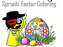 Trò chơi Sprunki Easter Coloring