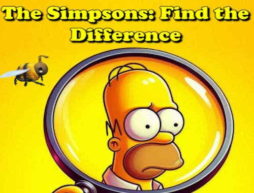 Trò chơi The Simpsons: Tìm sự khác biệt  online.
