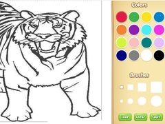 Trò chơi Tiger Coloring Book