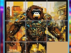 Trò chơi Gorilla Sliding Puzzles