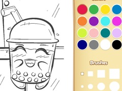 Trò chơi Boba Tea Coloring Book for Kids