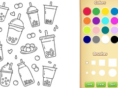 Trò chơi Cute Boba Coloring Book for Kids