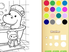 Trò chơi Cozy Friends Coloring Book for Kids