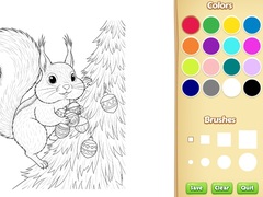 Trò chơi Christmas Animal Coloring Book for Kids