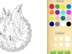 Trò chơi Mandala Coloring Book For Adults