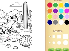 Trò chơi Desert Animals Coloring Book for Kids