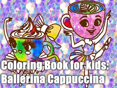 Trò chơi Coloring Book for kids: Ballerina Cappuccina 