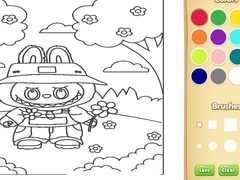 Trò chơi Labubu Coloring Book For Kids