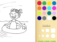Trò chơi Summer Coloring Book For Kids