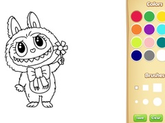 Trò chơi Labubu Doll Coloring Book for Kids
