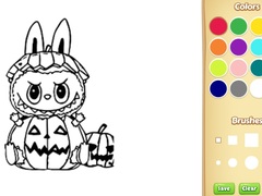 Trò chơi Halloween Labubu Coloring & Drawing Game