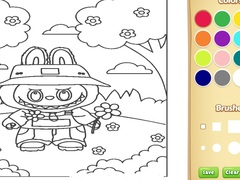 Trò chơi Cute Labubu Coloring Book for Kids
