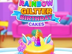 Trò chơi Rainbow Glitter Birthday Cakes