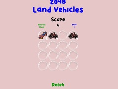 Trò chơi 2048 Land Vehicles