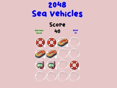 Trò chơi 2048 Sea Vehicles