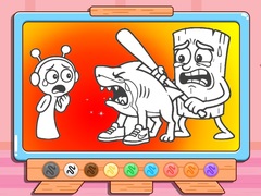 Trò chơi Coloring Book: Sprunki VS Tung Tung Sahur