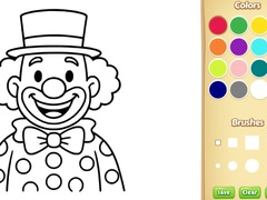 Trò chơi Clown Coloring Book