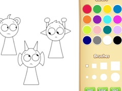 Trò chơi Sprunki Coloring Pages