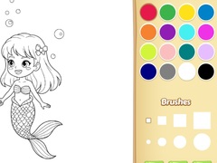 Trò chơi Mermaid Coloring Book For Kids