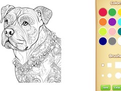 Trò chơi Dog Coloring Book for Adults