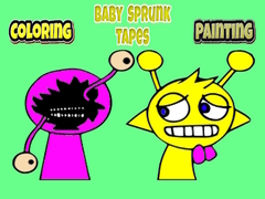 Trò chơi Coloring Baby Sprunk tapes Painting