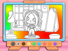 Trò chơi Coloring Book: Avatar Girl Dress Up Shopping