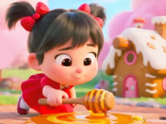 Trò chơi Jigsaw Puzzle: Honey Girl Candy House