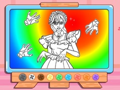 Trò chơi Coloring Book: Wednesday Addams Dancing