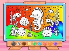 Trò chơi Coloring Book: Kawaii Sea Animals