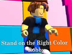 Trò chơi Stand on the Right Color Robby