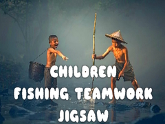 Trò chơi Children Fishing Teamwork Jigsaw