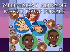 Trò chơi Wednesday Addams Merge Drop Puzzle