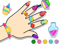 Trò chơi Coloring Book: Nail Art & Bracelet Diy