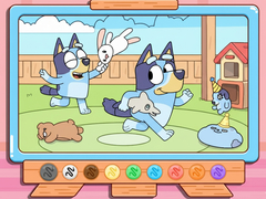 Trò chơi Coloring Book: Bluey & Bingo Chasing Play