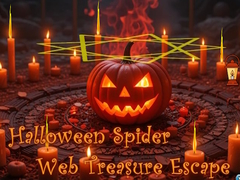 Trò chơi Halloween Spider Web Treasure Escape