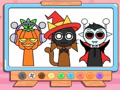 Trò chơi Coloring Book: Incredibox Sprunki Halloween