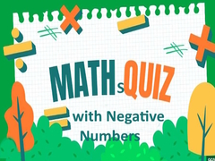 Trò chơi Maths Quiz with Negative Numbers