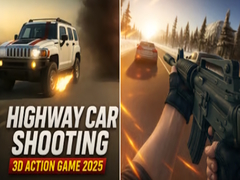Trò chơi Highway Car Shooting 3D Action Game 2025
