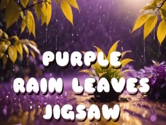 Trò chơi Purple Rain Leaves Jigsaw