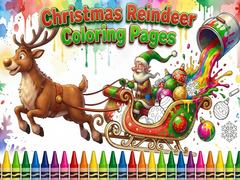 Trò chơi Christmas Reindeer Coloring Pages
